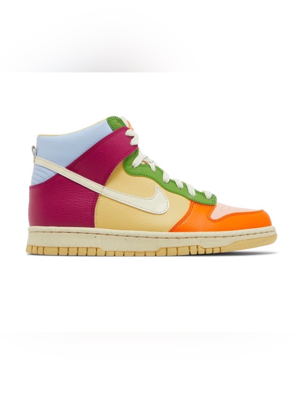 Nike dunk high multi color